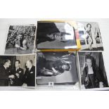 Various black & white photographs of movie stars and Warner Bros. studio employees, circa early/