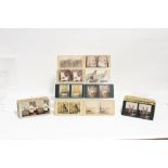 57. A collection of assorted stereoscopic cards.