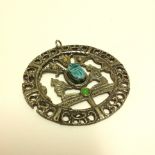 Round, Egyptian pendant with Scarab beet