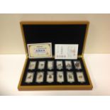 Chinese New Year Silver Ingots in a case