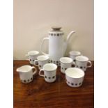 A Meakin Coffee set.