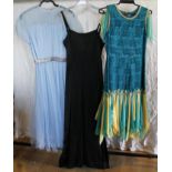 Three vintage dresses. (3)