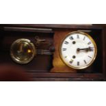 A Vienna pendulum wall clock. A/F. Compl