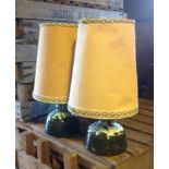 Pair of vintage lamps.