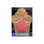 Classical style wooden carved mirror.