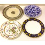 Four cabinet plates