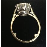 A 3 Carat Diamond solitaire ring, in 18