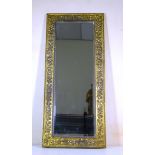 Peerage bevel-edged mirror with pressed