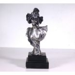 Art Nouveau bust signed Henri Jacobs (1864-1935). H15cm. H19.5cm including mount.