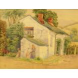 G.J.S. Bull. Cottage, Cumberland, framed