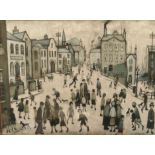 A large framed and glazed J.S. Lowry 194