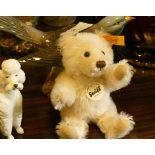 A Steiff miniature mohair Teddy bear wit