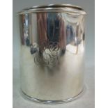 An early 20thC silver tea cannister of c