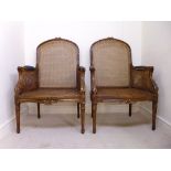 A pair of early 20thC Louis XV style ber