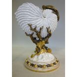 A late 19thC Royal Worcester ivory glaze