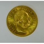 An Austrian Ducat gold coin (1915 re-str