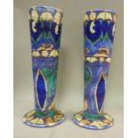A pair of Clarice Cliff pottery Persian