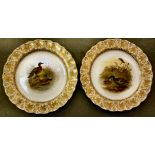 A pair of Royal Worcester vitrious china