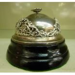 An Edwardian silver clockwork reception