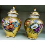 A pair of early 20thC Vienna porcelain v