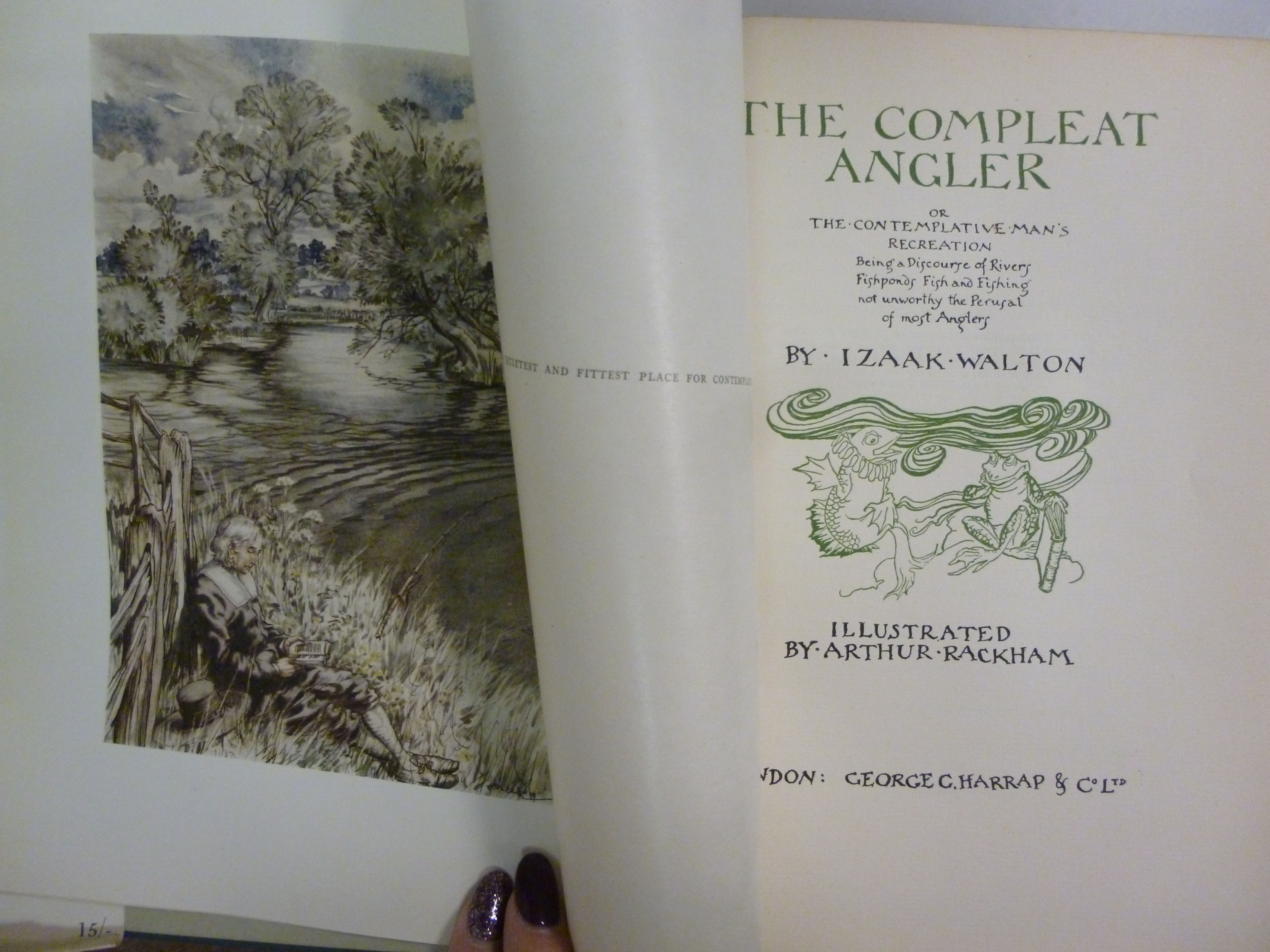 Book: 'The Compleat Angler' by Izaak Wal - Image 3 of 7