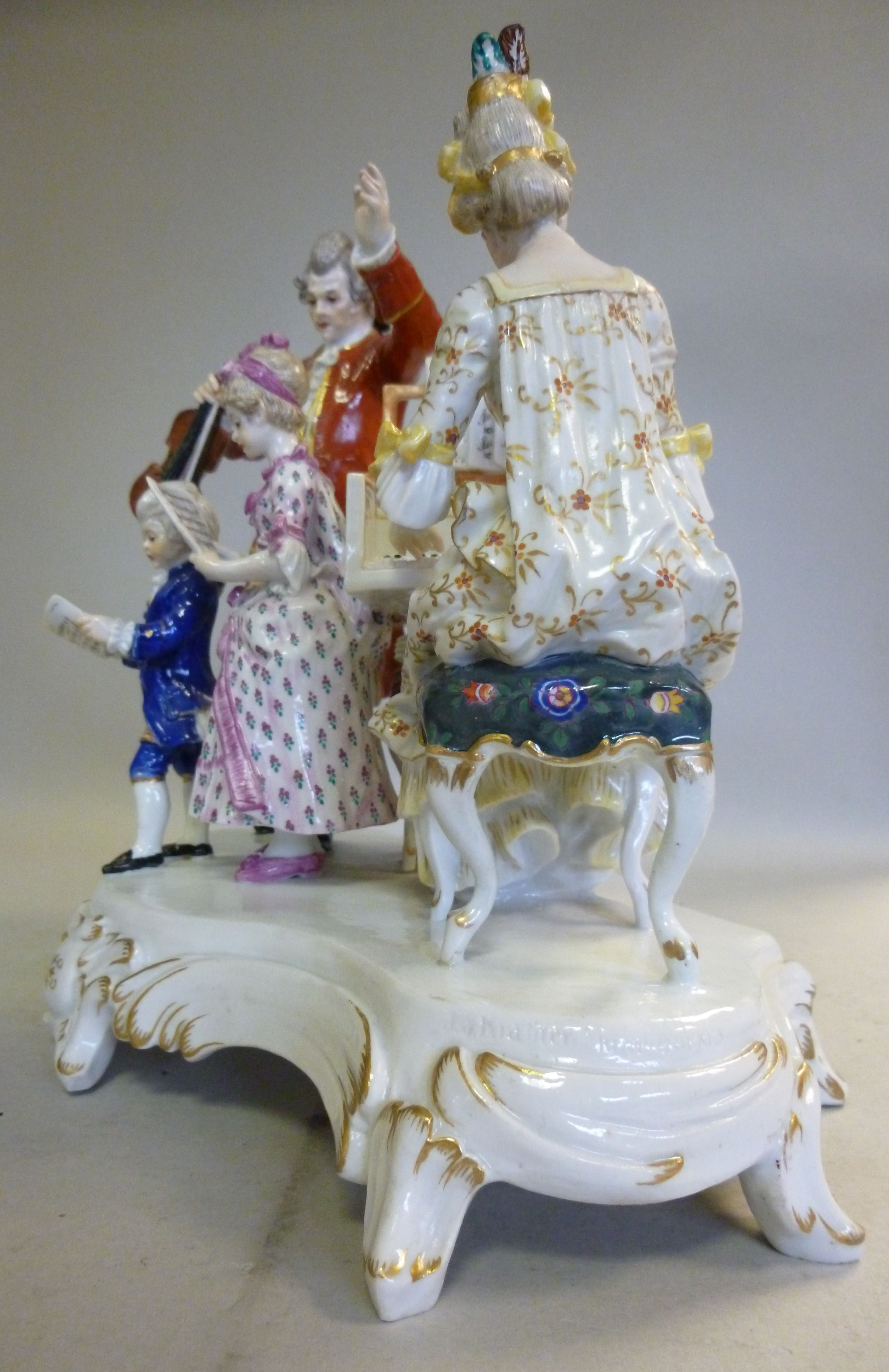 An early 20thC Meissen porcelain group ' - Image 2 of 11