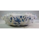 A late 17thC Italian faience tureen/dish