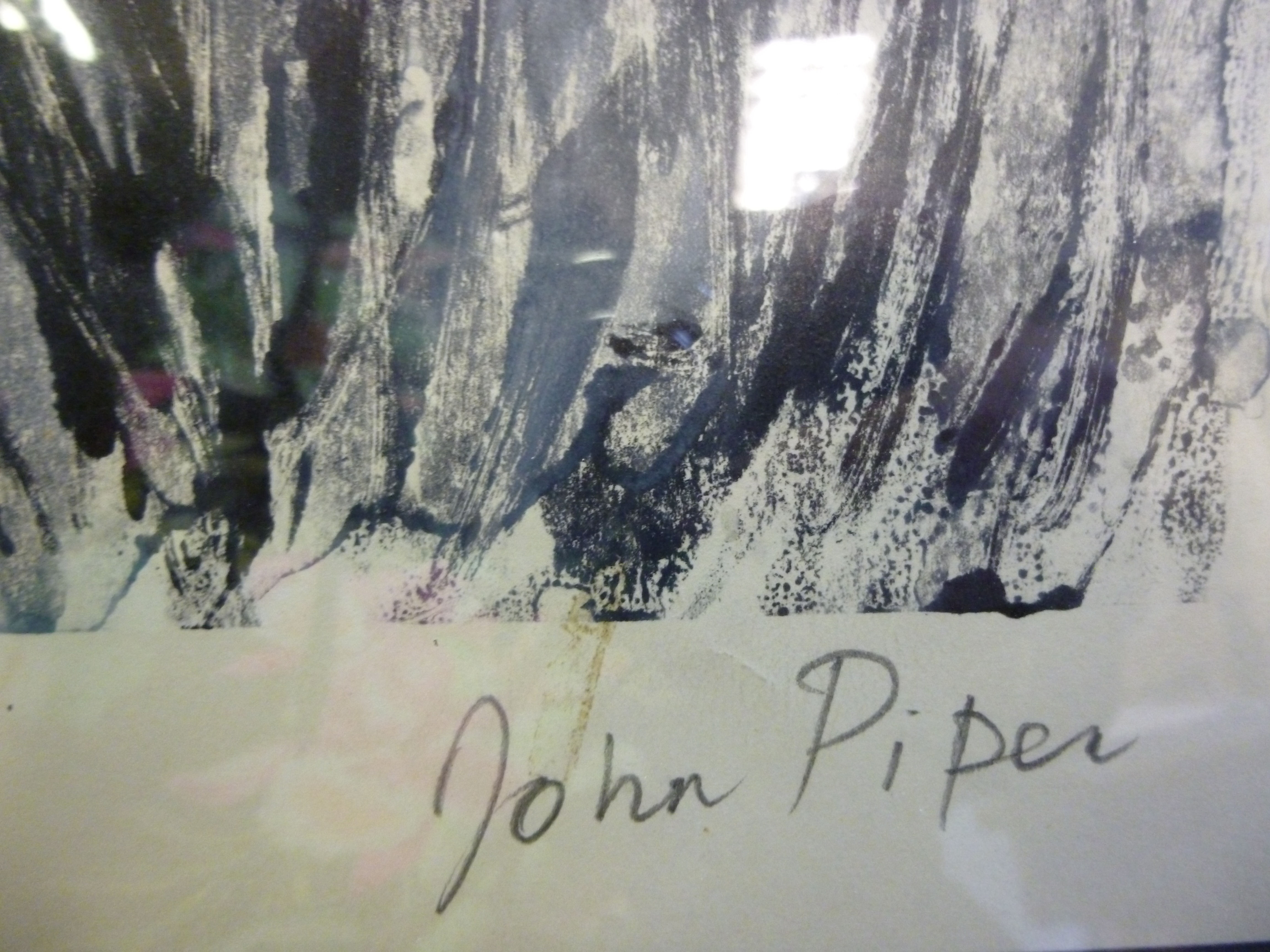 After John Piper - a landscape with crop - Image 2 of 2