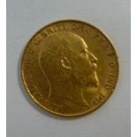 An Edwardian half sovereign, St George o