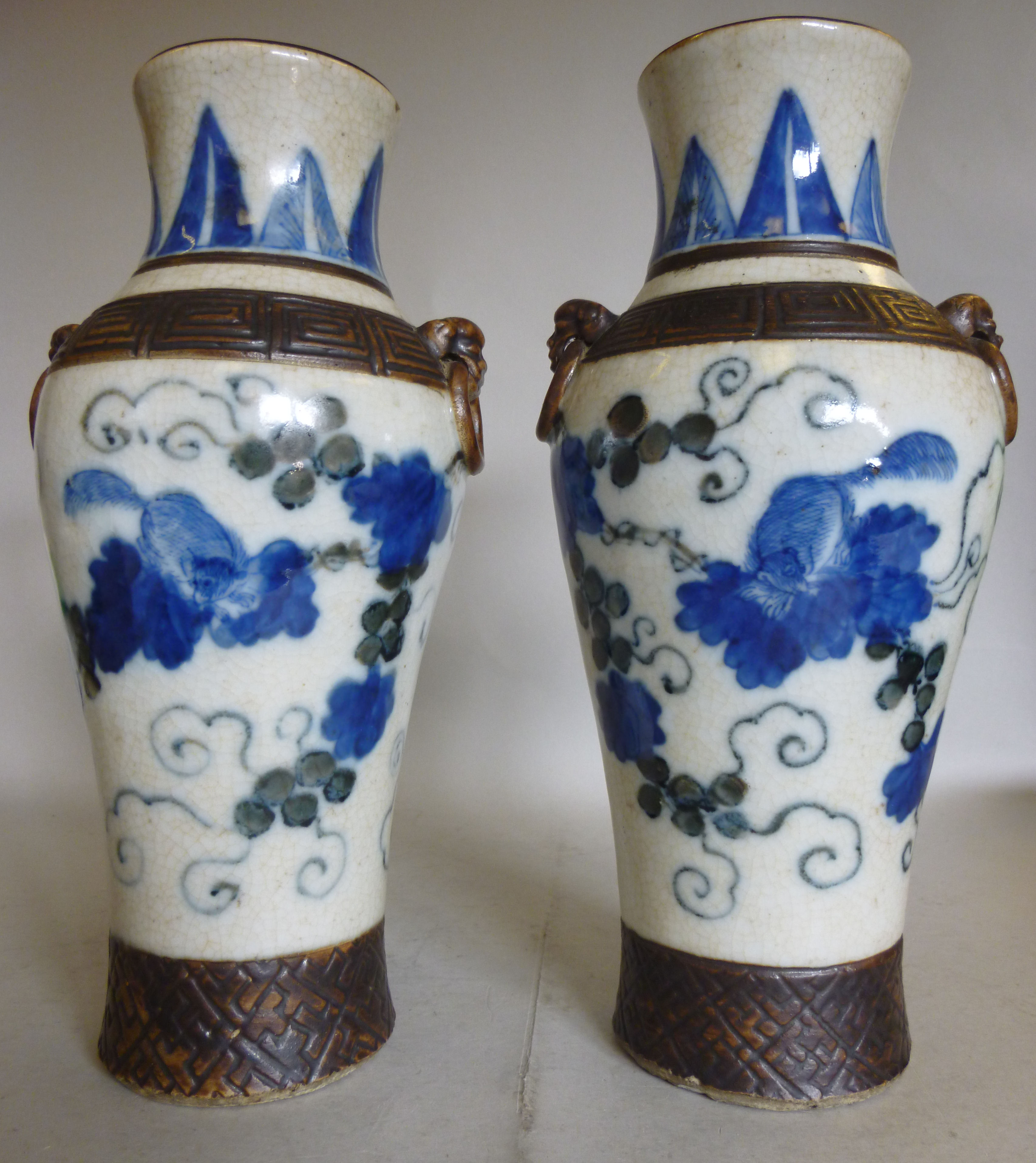 A pair of early 20thC Chinese Export por - Image 3 of 6