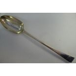 A George III Irish silver basting spoon,