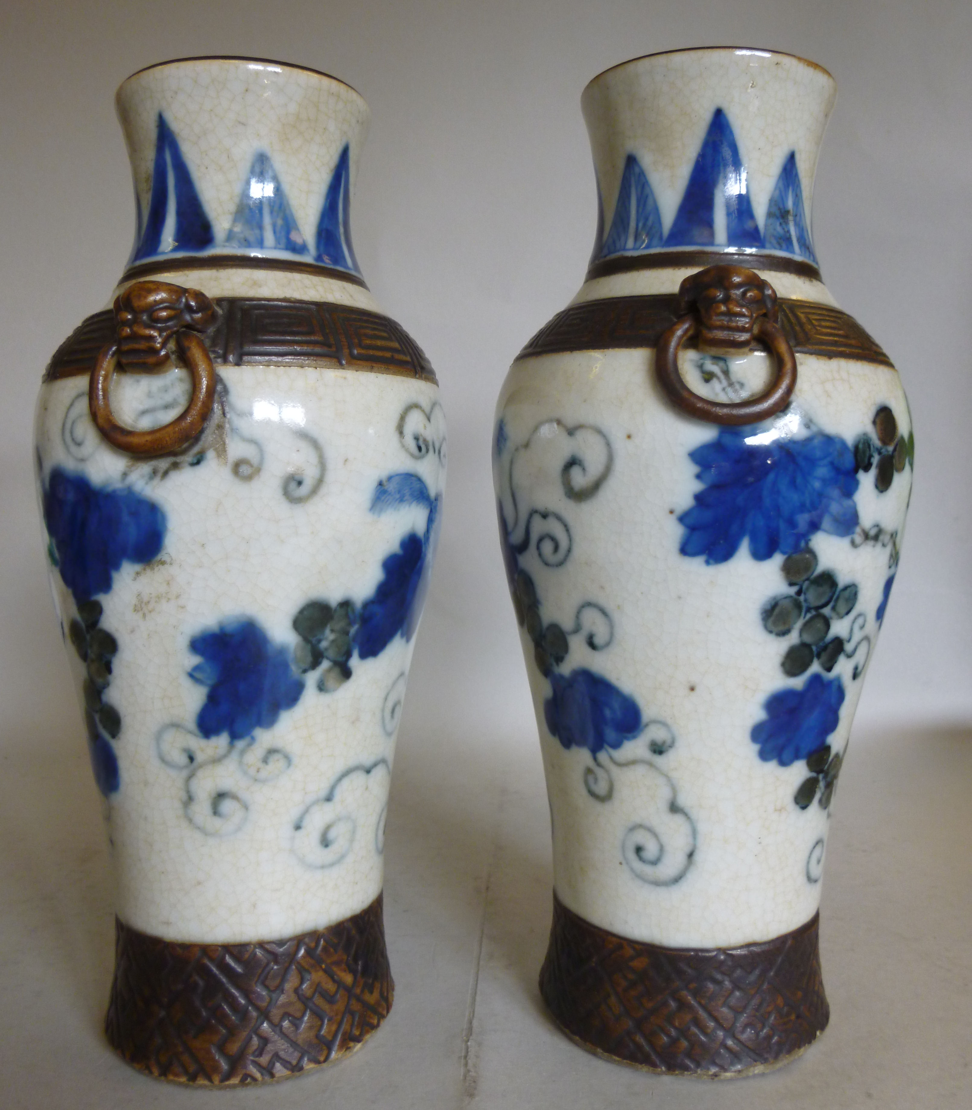 A pair of early 20thC Chinese Export por - Image 2 of 6