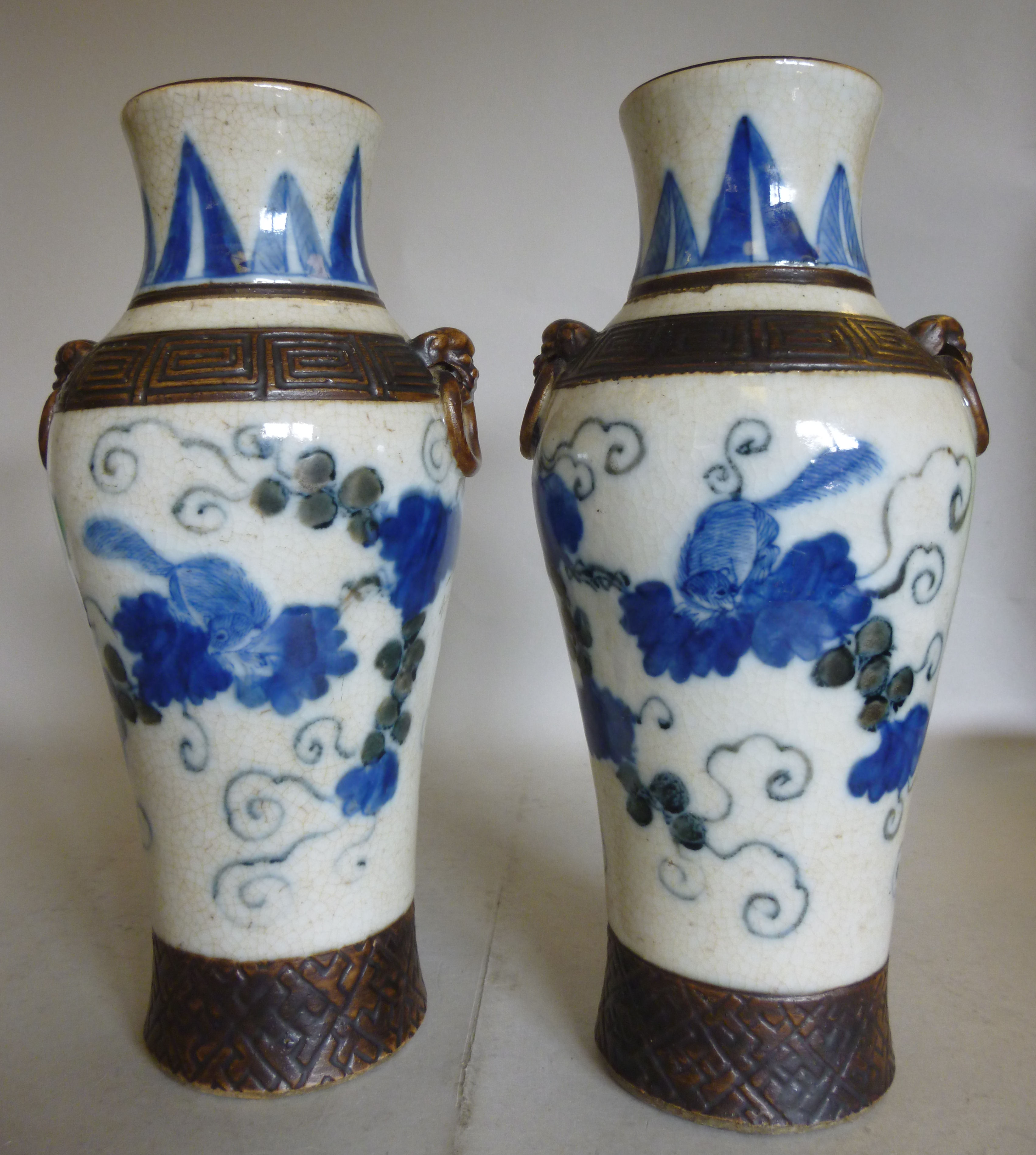 A pair of early 20thC Chinese Export por