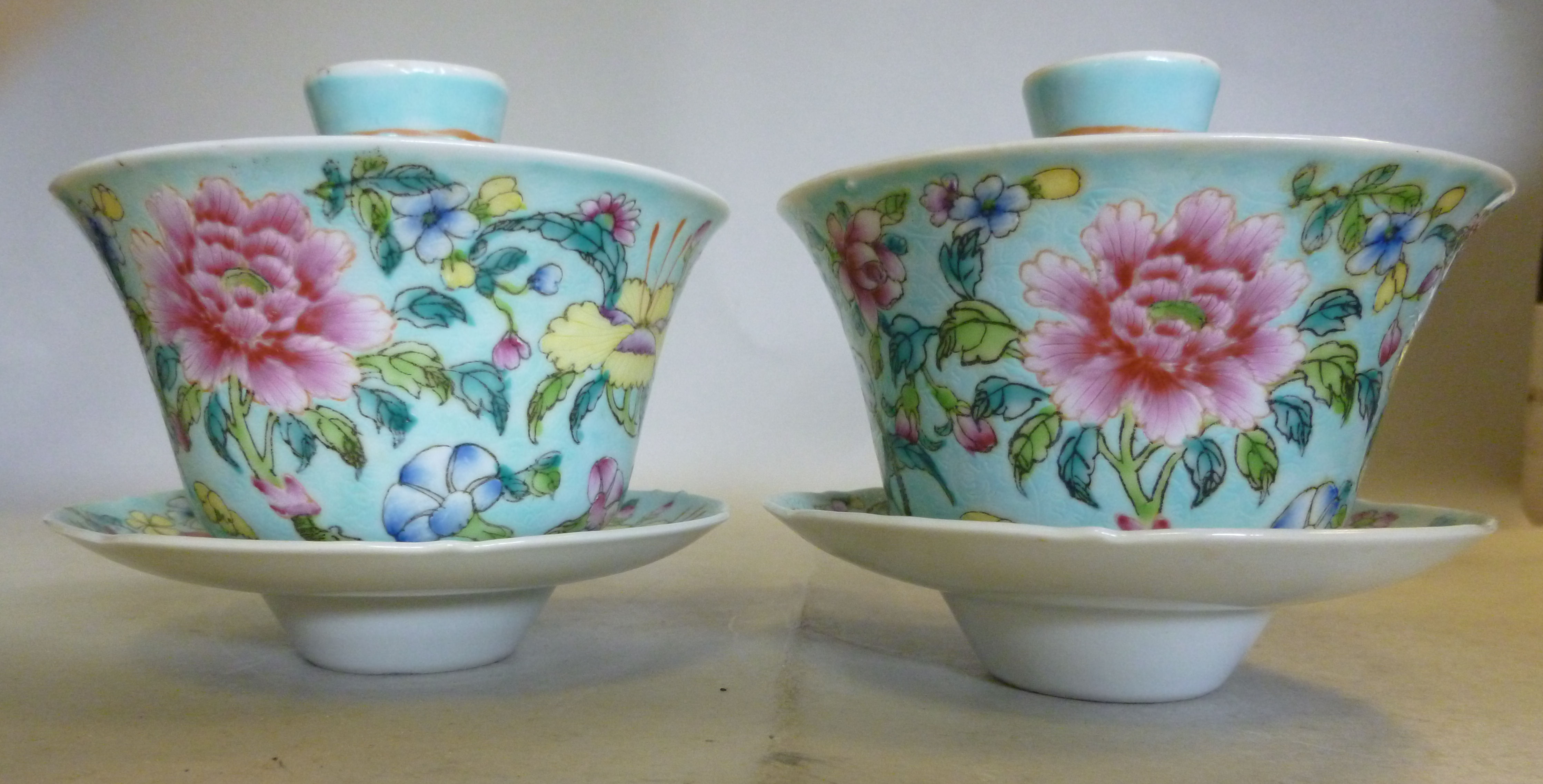 A pair of early/mid 20thC Chinese porcel