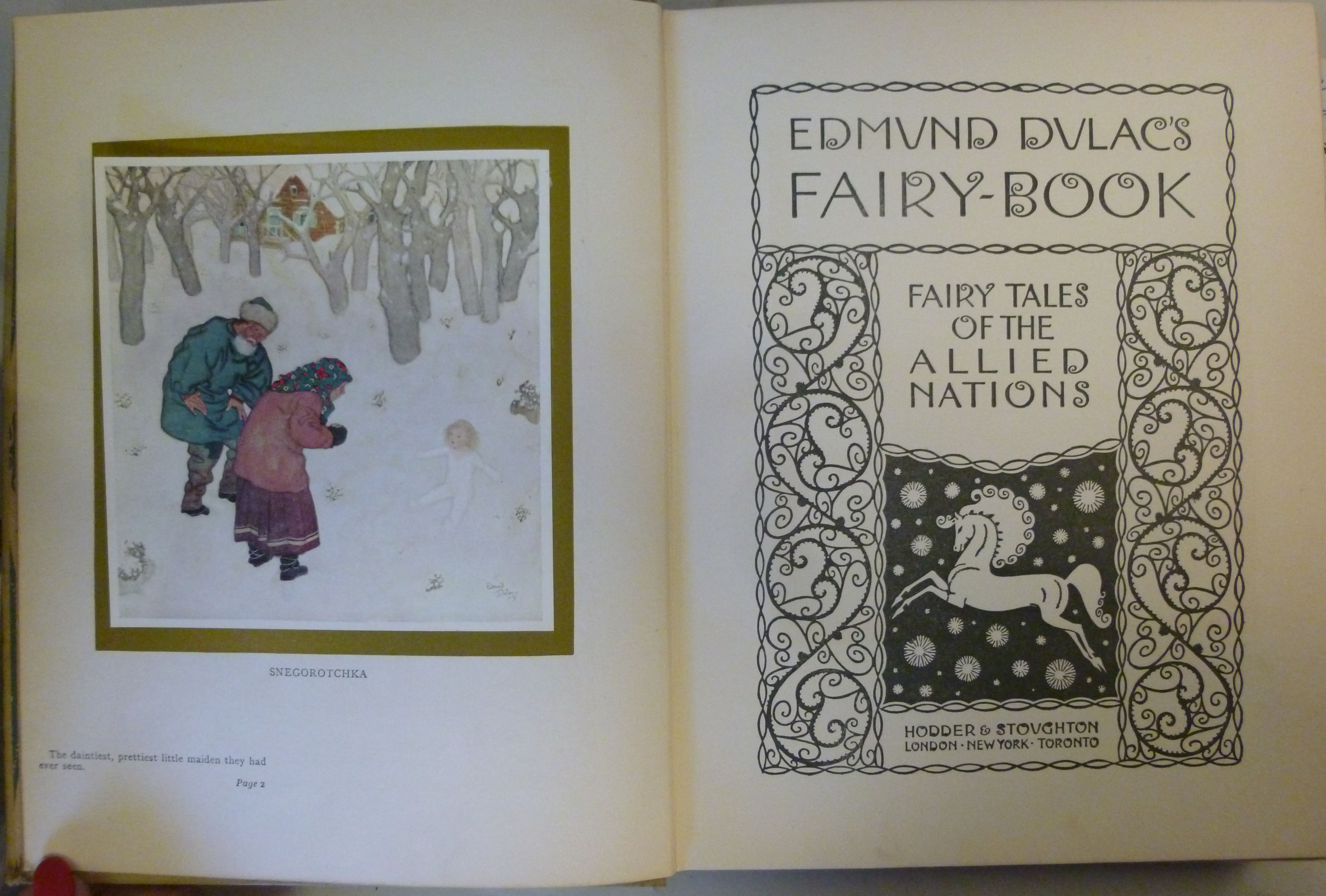 Book: 'Edmund Dulac's Fairy Book' Fairy - Image 2 of 7