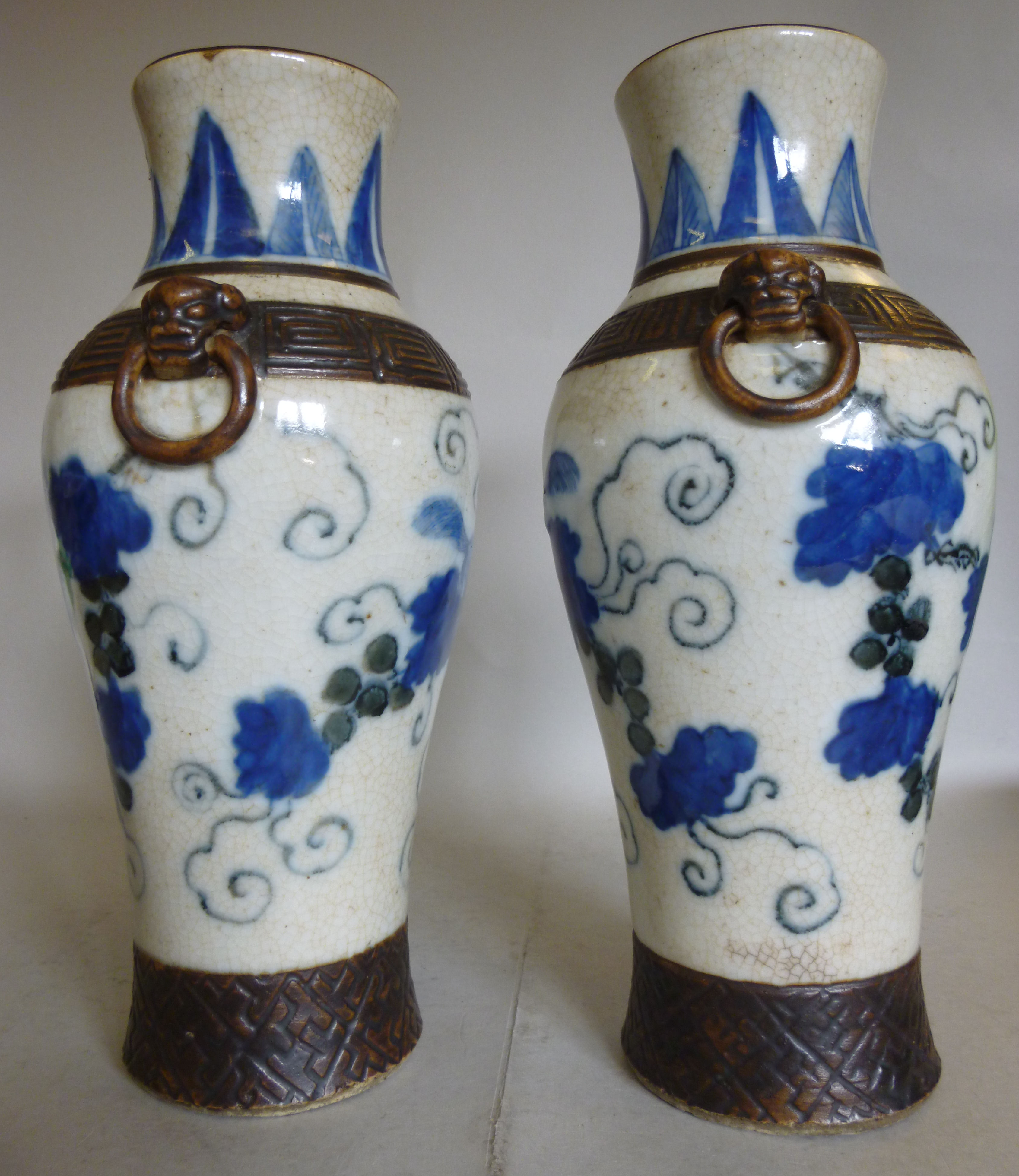 A pair of early 20thC Chinese Export por - Image 4 of 6