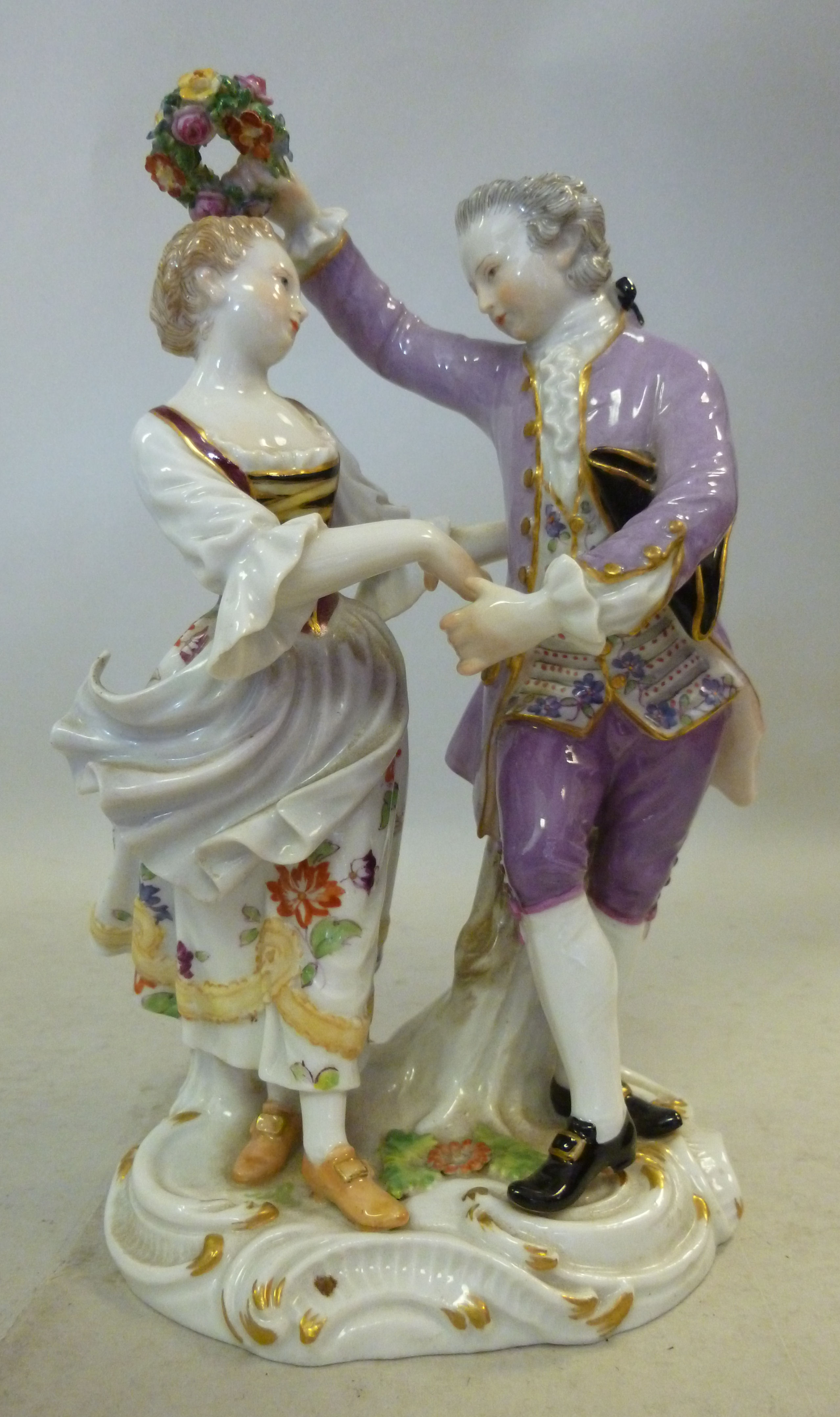 A late 19th/early 20thC Meissen porcelai