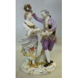 A late 19th/early 20thC Meissen porcelai