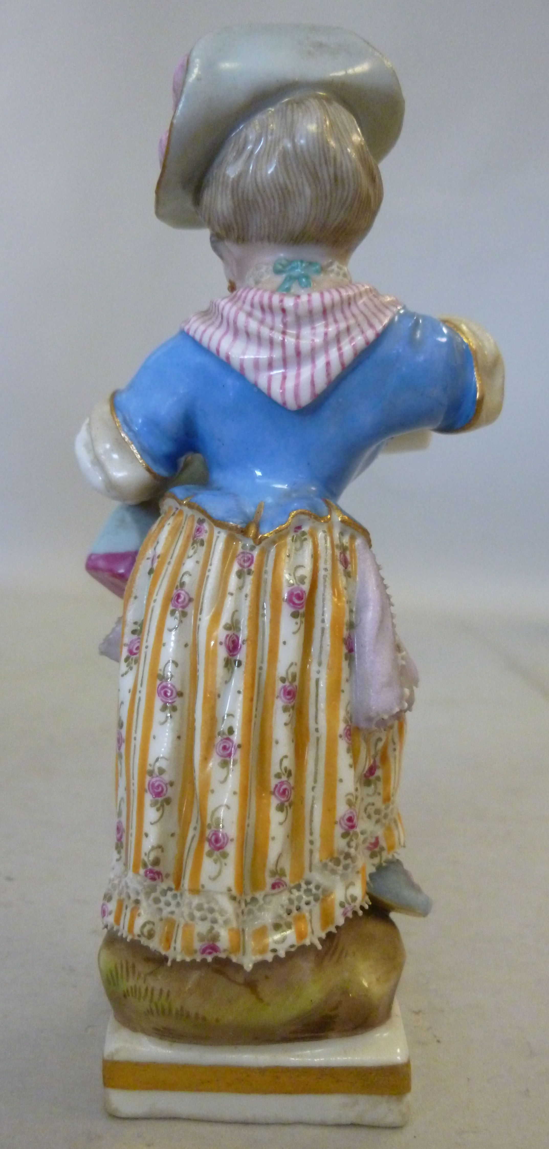 A late 19thC Meissen porcelain figure, a - Image 2 of 3