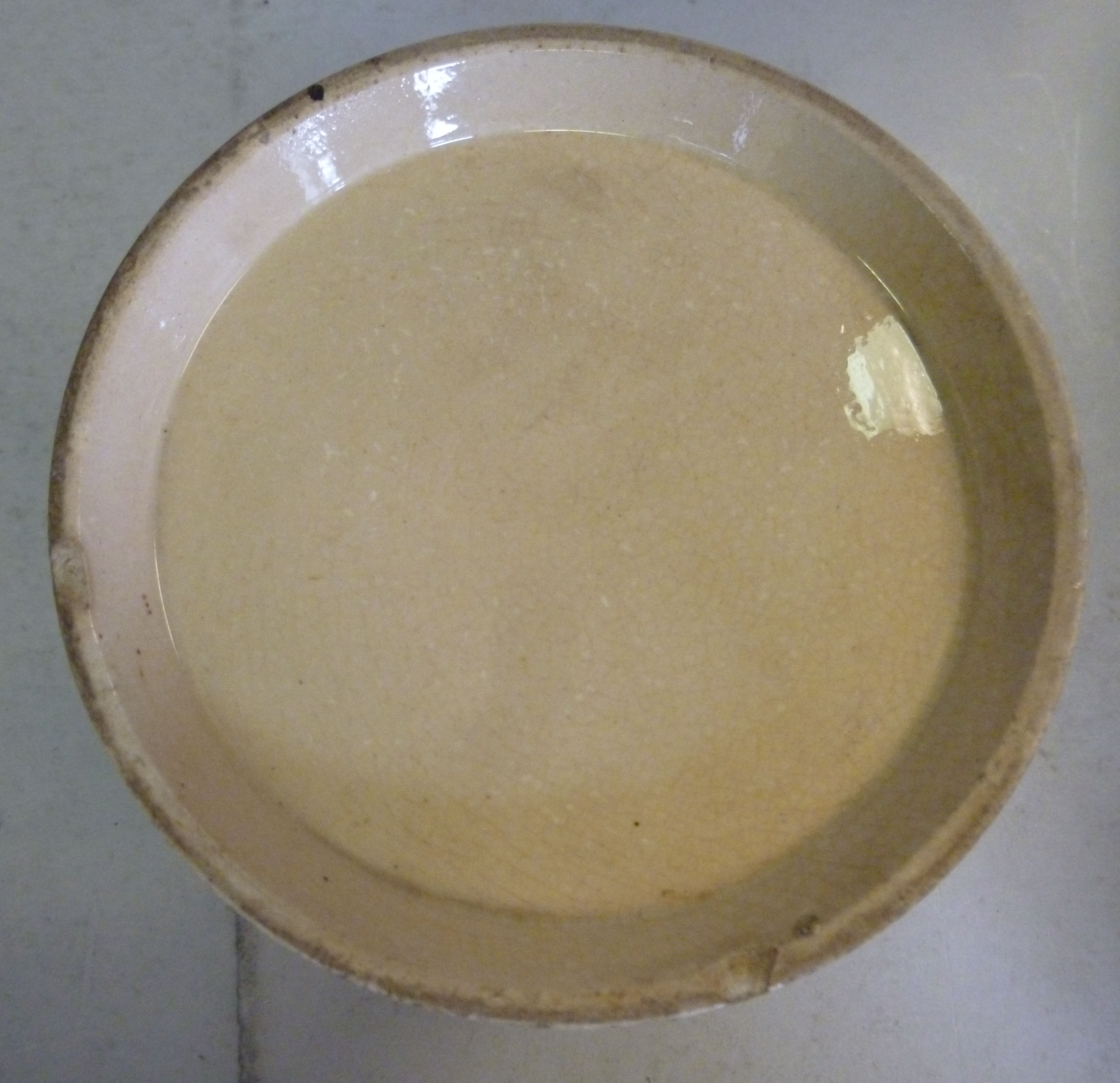 A late 18thC buff glazed earthenware tan - Image 5 of 5