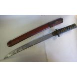 An early 20thC Japanese Tanto, having a