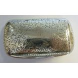 A mid Victorian silver cushion shaped sn