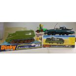 Three Dinky Toys diecast metal models, v