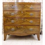 An early 19thC mahogany dressing chest,