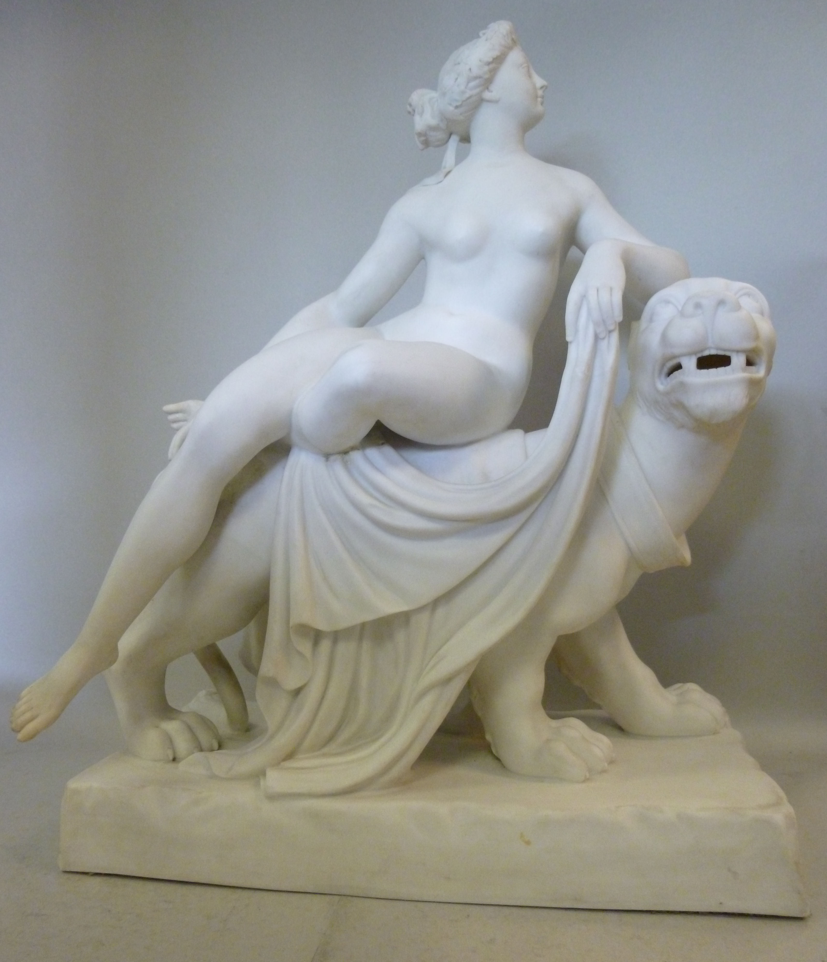 A Parianware figure, 'Ariadne and the Pa