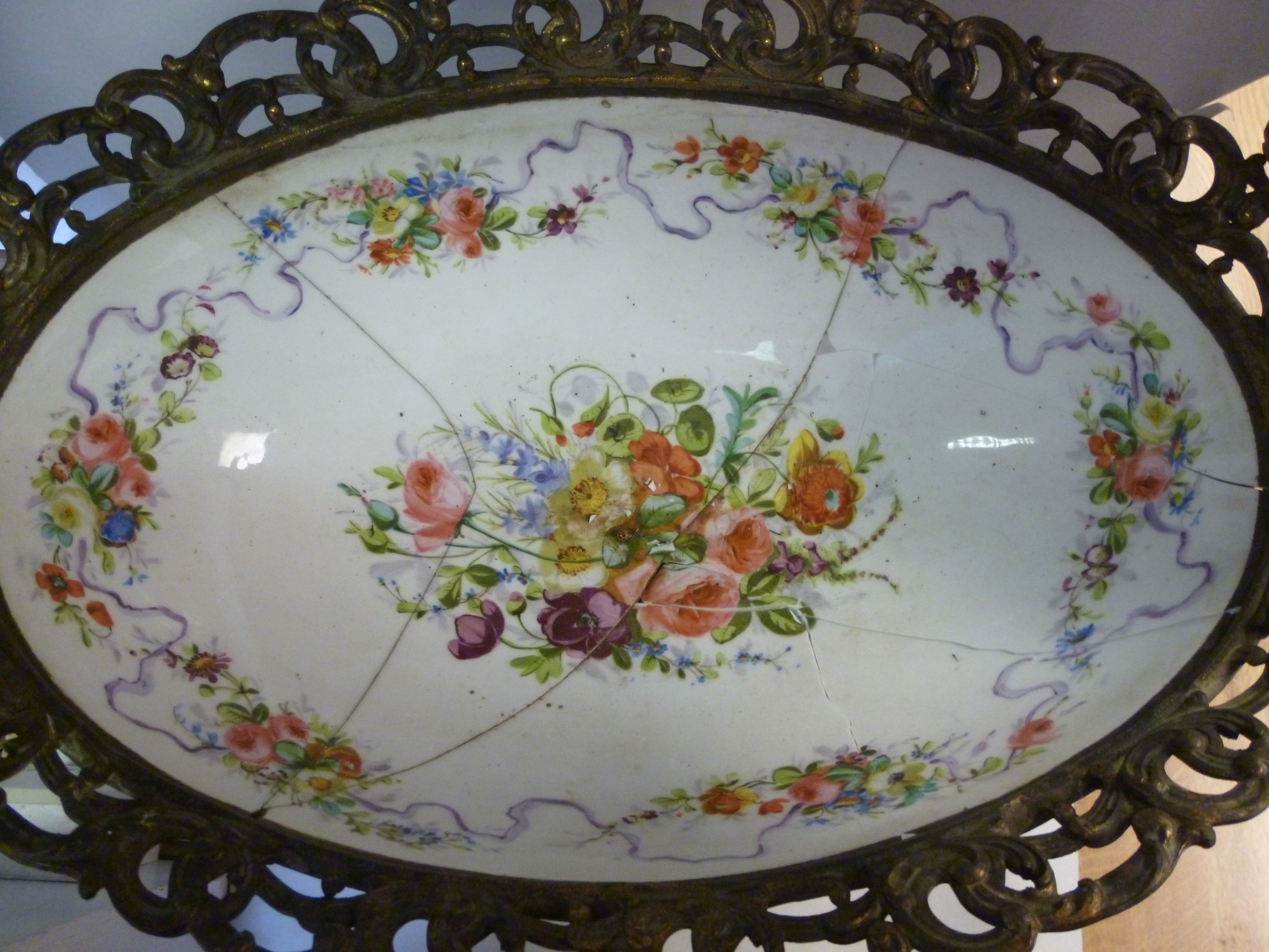 A late 19thC Continental porcelain and g - Image 3 of 7