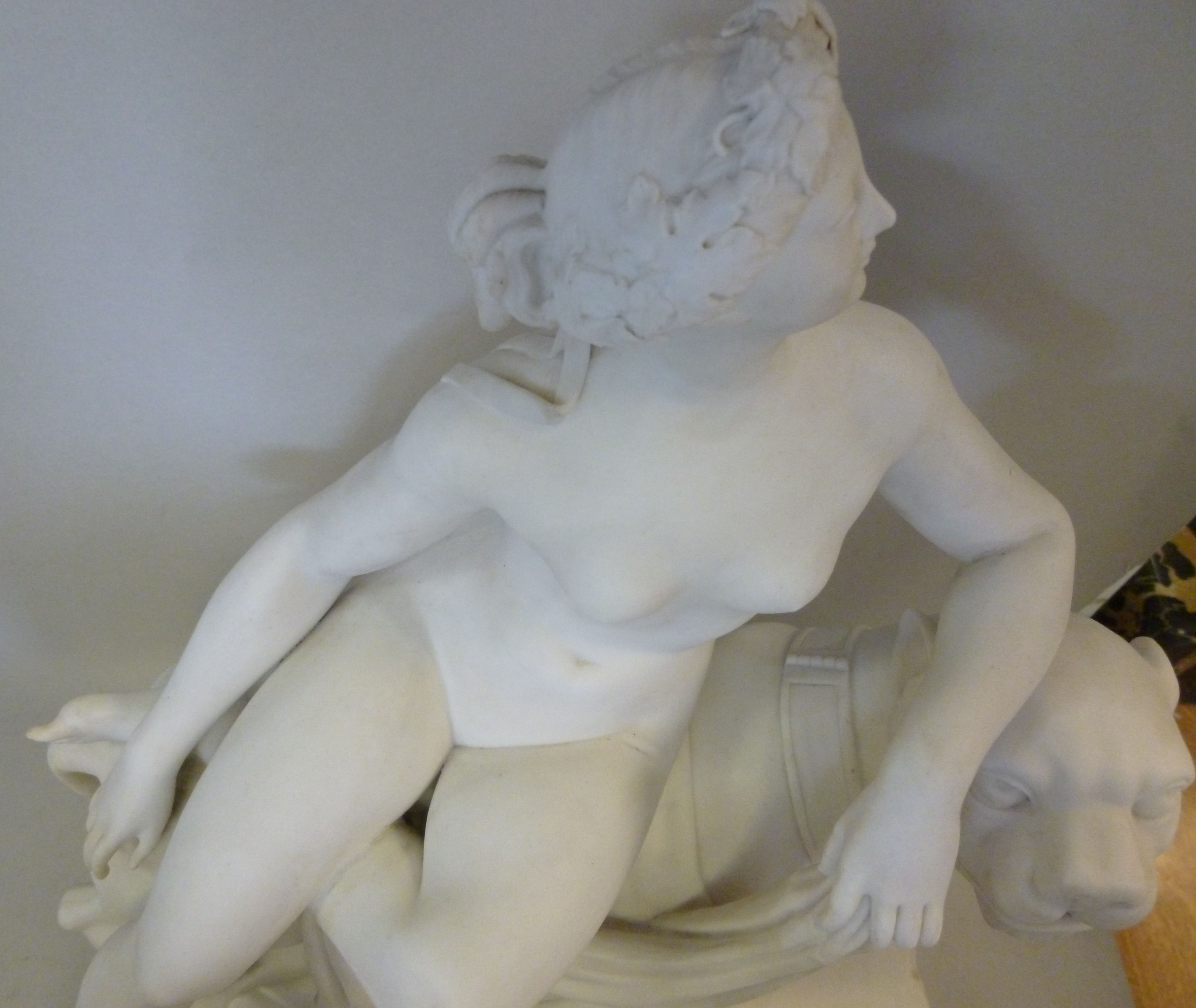 A Parianware figure, 'Ariadne and the Pa - Image 2 of 3