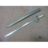 A French Chassepot bayonet (dated 1871)