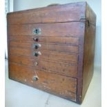 An early 20thC dentist's mahogany table