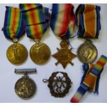 Great War medals, viz. two Service Medal